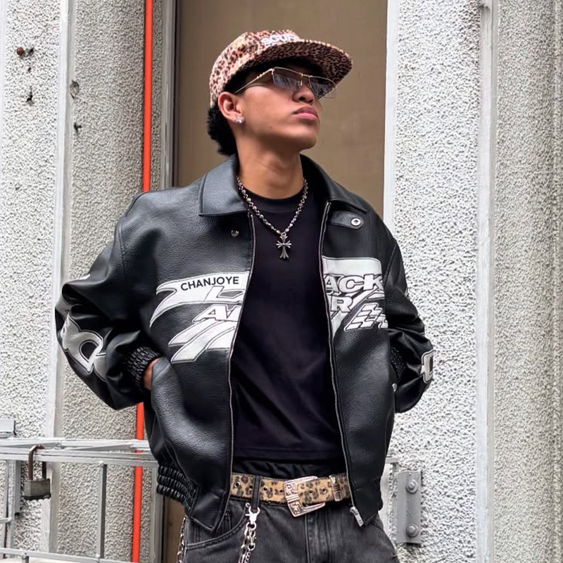 Custom leather jacket