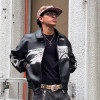 Chanjoye Custom DTG Print Leather Jacket | High Quality Motorcycle Jacket | Streetwear Jacket Supplier