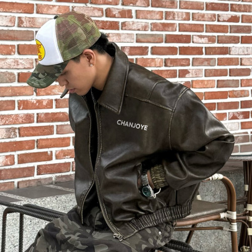 Custom Leather Bomber Jacket | Windbreak Waterproof Jacket | High Quality Jacket Manufacturer