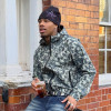 Custom Digital Print Camo Hoodie | Vintage Nylon Zip Up Hoodie | Streetwear Hoodie Manufacturer