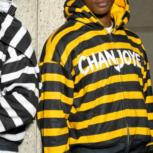 Custom Double-layer Hoodie | Striped Zipper Hoodie | 100% Cotton Designer Streetwear Hoodie