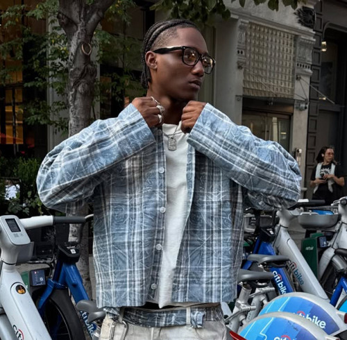 Chanjoye Custom Washed Cotton Shirt | Streetwear Crop Fit Plaid Shirt | OEM Shirt Manufacturer