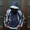 Custom Windbreaker Waterproof Jacket | Nylon Polyester Color-block Jacket | Men's Hooded Jacket