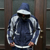 Custom Windbreaker Waterproof Jacket | Nylon Polyester Color-block Jacket | Men's Hooded Jacket