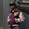 Custom Chenille Embroidered Jacket | Letterman Varsity Unisex's Jacket | Streetwear Leather Sleeve Jacket