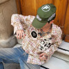 Custom High Quality Men Plaid Shirt | Embroidered Patchwork Shirt | Oversized Streetwear Shirt