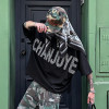 Chanjoye Custom Logo Tee | Oversize Boxy T-shirt | Designer Rhinestone 100% Cotton T-shirt