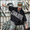 Chanjoye Custom Logo Tee | Oversize Boxy T-shirt | Designer Rhinestone 100% Cotton T-shirt