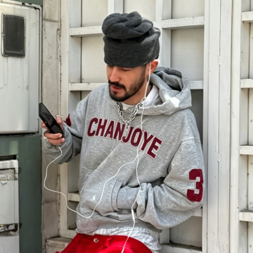 Chanjoye Custom Men Zip Up Hoodie | Heavyweight Cotton DTG Print Hoodie | Vintage Streetwear Hoodie