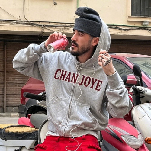 Chanjoye Custom Men Zip Up Hoodie | Heavyweight Cotton DTG Print Hoodie | Vintage Streetwear Hoodie