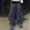 Chanjoye Custom Men Streetwear Nylon Pants | Windbreak Waterproof Pants | Baggy Wide Leg Track Pants