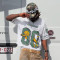Custom DTG Print T-shirt | Vintage Football Jersey V-neck T-shirt | Men's Streetwear Boxy T-shirt