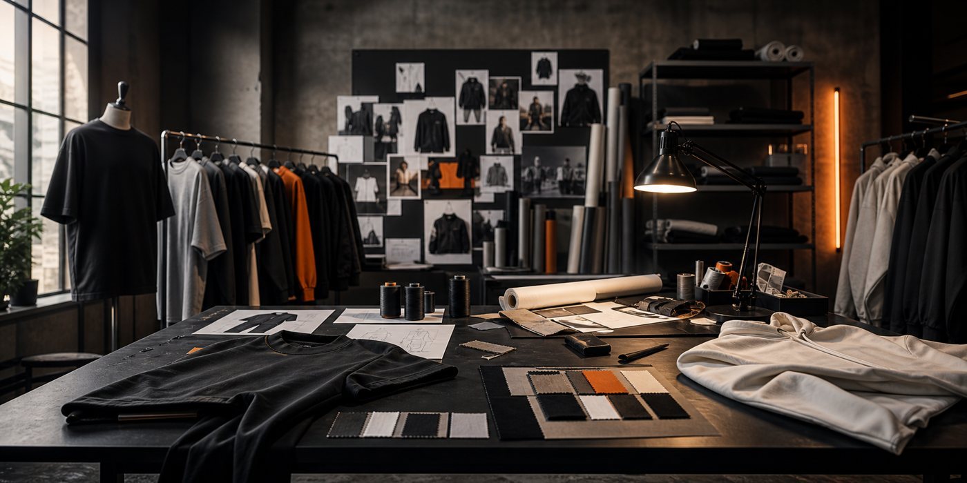 Streetwear custom shirt manufacturer studio for ChanJoye brand development
