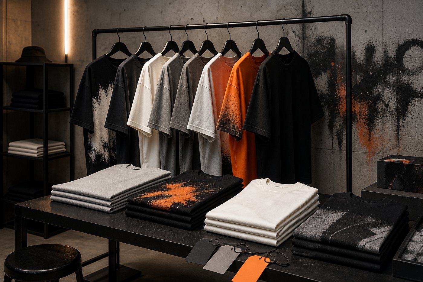Streetwear custom T-shirt capsule development for private label brands