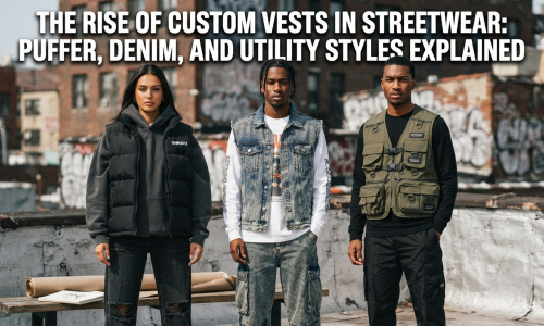 The Rise of Custom Vests in Streetwear: Puffer, Denim, and Utility Styles Explained