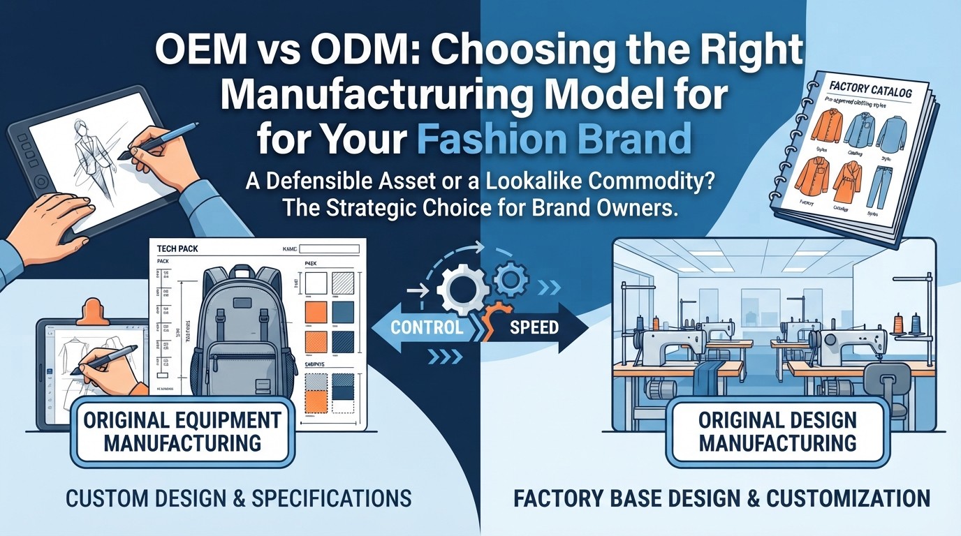 OEM vs ODM Clothing Manufacturing: Which Model Is Best for Your Fashion Brand?