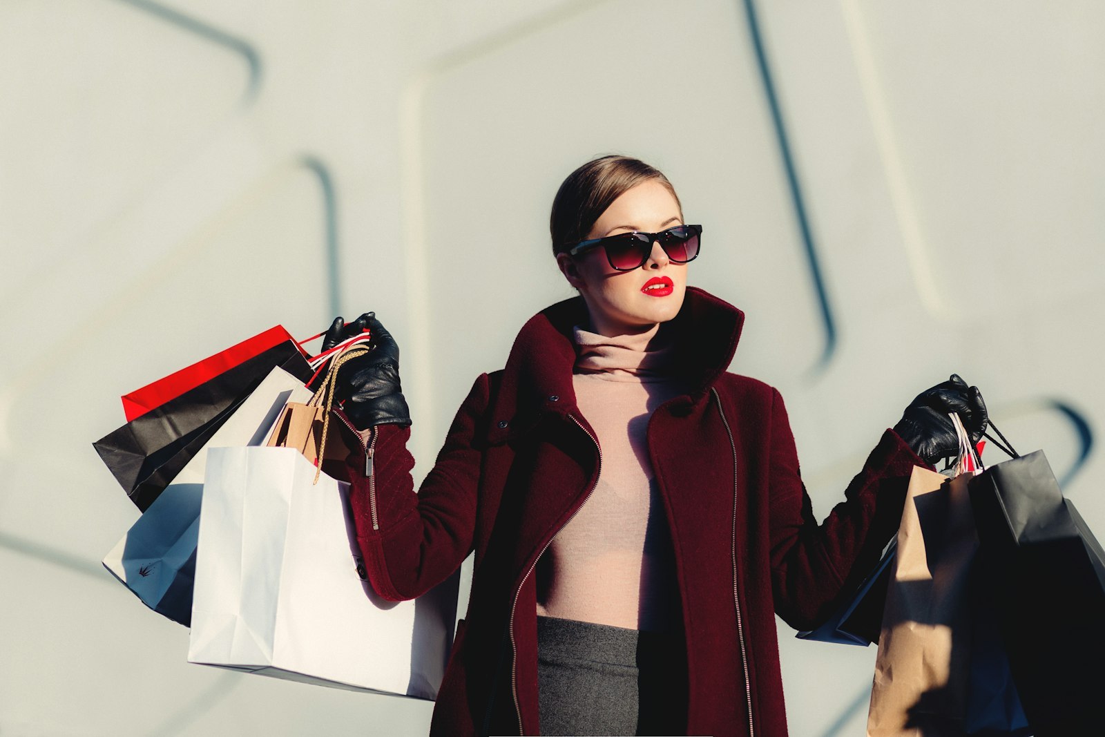 A considered clothing collection in a retail environment