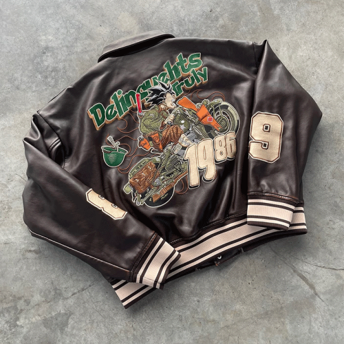 Chanjoye Custom Varsity Jacket | Men Bomber Jacket | Leather Jackets Winter New Design Fleece