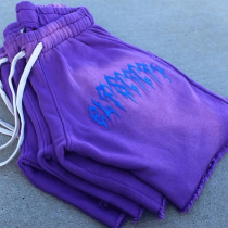 Chanjoye Custom Men Shorts | 100% Cotton Shorts | Distressed Acid Wash Heavyweight Denim Shorts