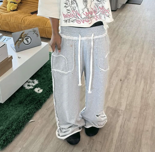 Chanjoye Custom French Terry Sweatpants | Designer Sweat Pants | Distressed Pants Manufacturer