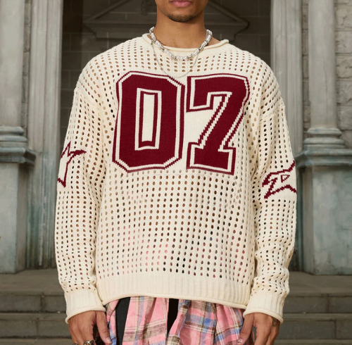 Chanjoye Custom Logo sweater | knitted sweater | retro jacquard pattern long sleeved pullover plus size men's