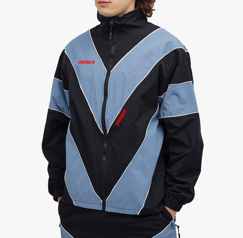 Chanjoye Custom Jogger Jacket | Reflection Logo Windbreaker High Quality | Unisex Embroidery Patches