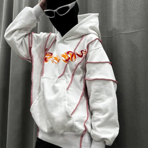 Chanjoye Custom Logo Hoodies | 100% Cotton Hoodie Oversized | Y2K Heavyweight Stitch Manufacturer