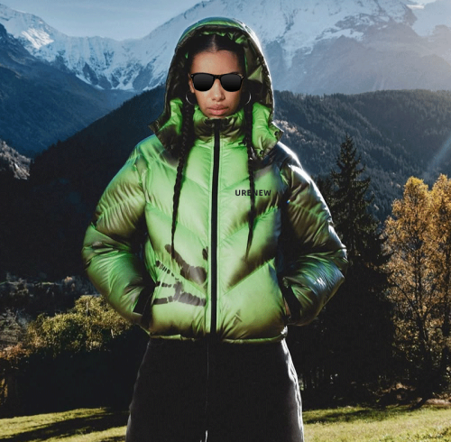 Chanjoye Custom Thermochromic Ink Print Puffer Jacket | Color Change Down Coat | Winter Windproof