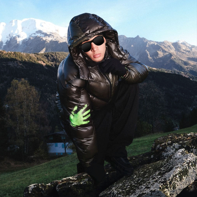 Chanjoye Custom Thermochromic Ink Print Puffer Jacket | Color Change Down Coat | Winter Windproof