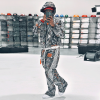 Chanjoye Custom DTG Print Tracksuits Camouflage Stacked Sets Two Pieces Hoodies Suit
