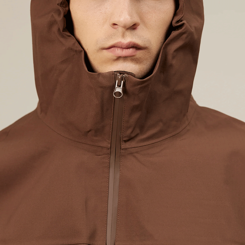 Drawstring hooded