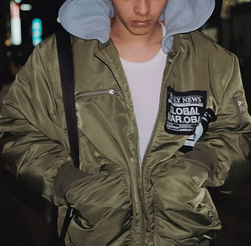 Chanjoye Custom Zip Up Jacket | Embroidery Patches Logo Hooded Jacket | Vintage Bomber Chore Trucker