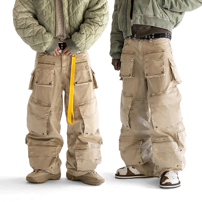 Chanjoye Custom Men Cargo Pants | Jogging Baggy Pants | Oversized Sweatpants Manufacturer