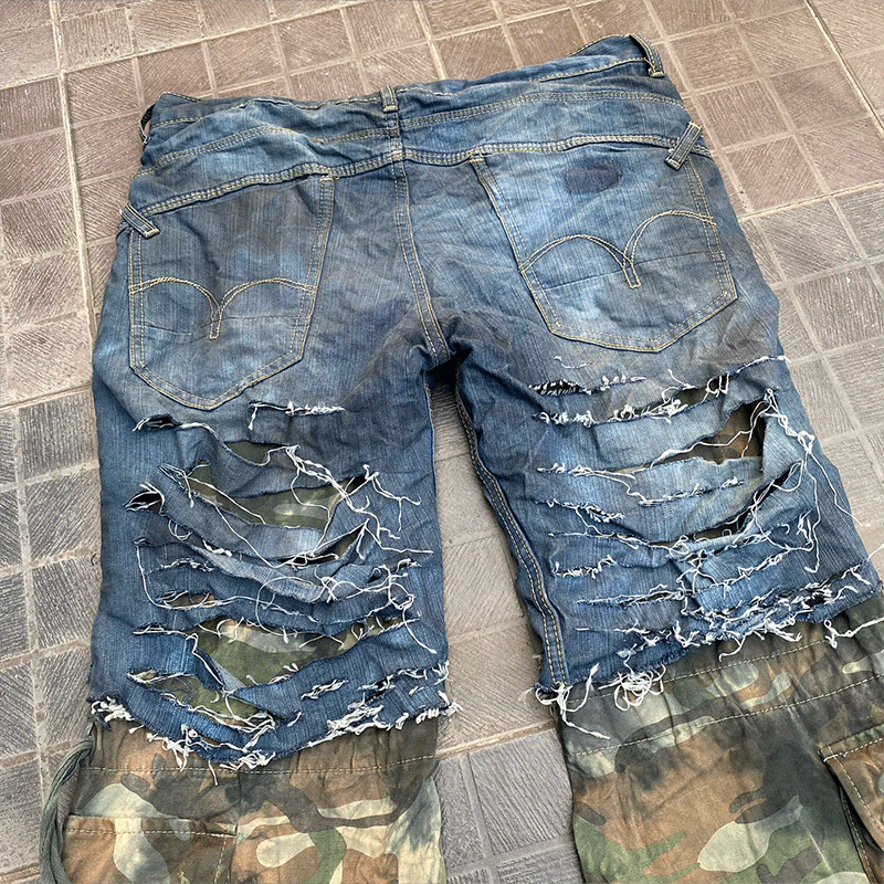 sun faded jeans