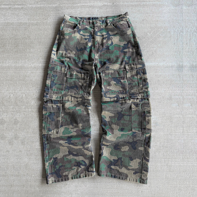 Chanjoye Custom Camo Cargo Pants | Joggers Pants Baggy | Streetwear Camouflage Pants