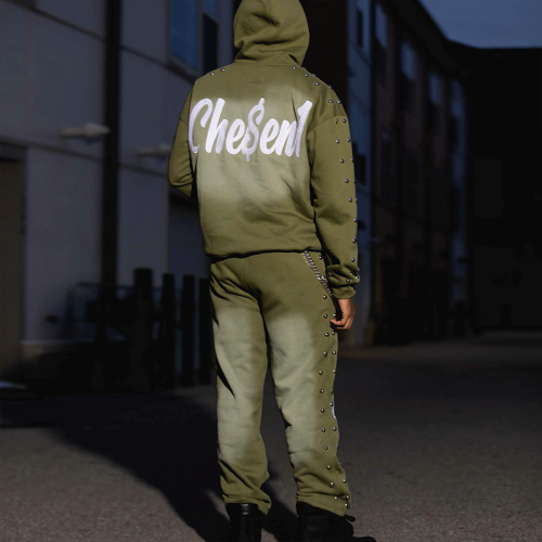 Chanjoye Custom Tracksuit for Men | Acid Wash Sweatsuit | Sun Faded Jogger Set | Custom Manufacturer