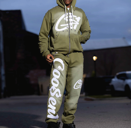 Chanjoye Custom Tracksuit for Men | Acid Wash Sweatsuit | Sun Faded Jogger Set | Custom Manufacturer