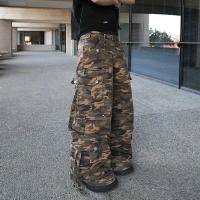 Chanjoye Custom Camo Cargo Pants | Tactical Baggy Pants | Carpenter Trouser DTG Printed