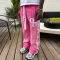 Chanjoye Custom men Sweatpants |  distressed acid wash sweatpants | oversized baggy wide leg stacked