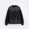 Chanjoye Custom crewneck sweatshirt | oversized pullover hoodie | disstressed embroidred sweatshirt