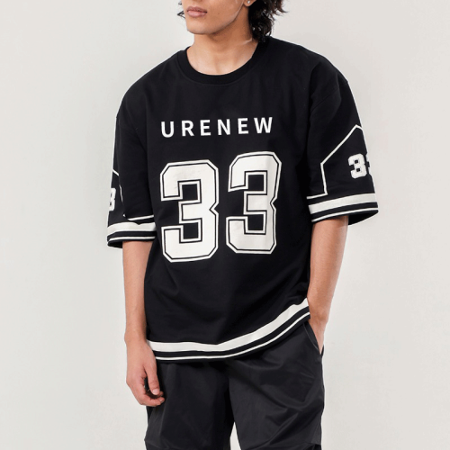 Chanjoye Custom Printed T Shirt | Soccer Jersey | Oversized Tee | Heavy Weight Acid Wash T Shirt