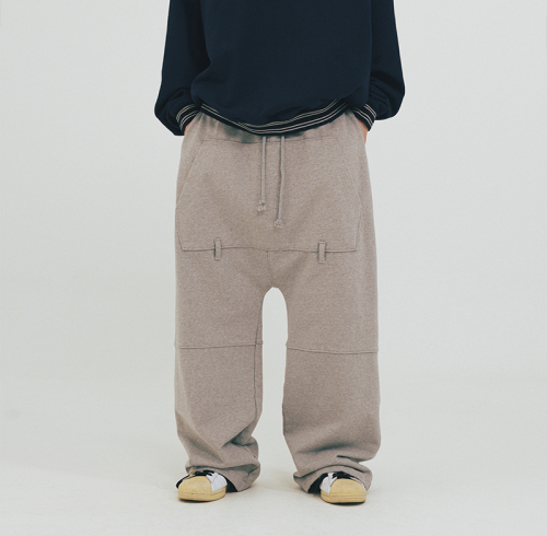 Chanjoye Custom Joggers Sweat Pants | OEM 100% Cotton Pants | Kangaroo Pocket Pants Wholesale