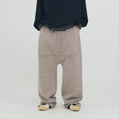 Chanjoye Custom Joggers Sweat Pants | OEM 100% Cotton Pants | Kangaroo Pocket Pants Wholesale