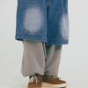 Chanjoye Custom Washed Jeans | Double Waist Sweatpants Splice Denim Shorts | Streetwear Manufacturer