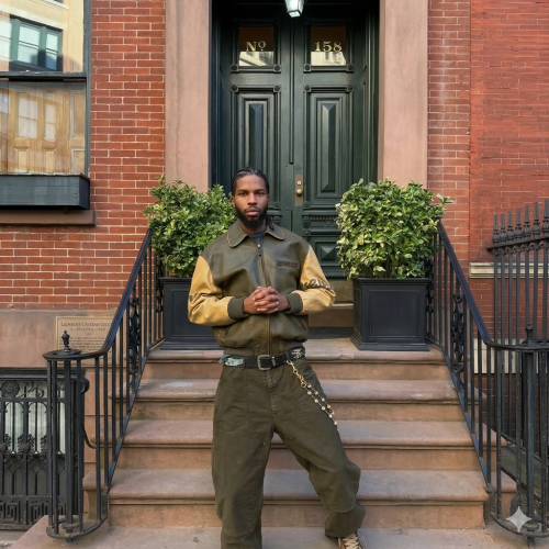 Custom Embroidery logo | Leather jacket Baseball Bomber | Vintage Jacket For Men