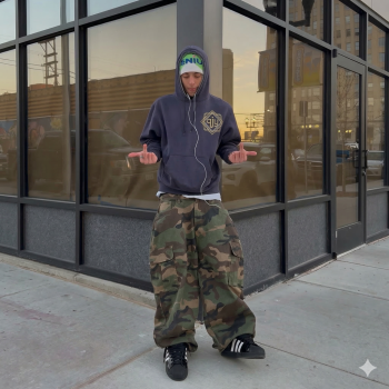 Custom Embroideried Logo Hoodie | Oversize Heavyweight Hoodie | Acid Wash Distressed Hoodie