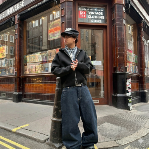 Custom Logo Zip up Hoodies | Oversize Vintage Solid Hoodie | 100% Cotton Casual Hoodie