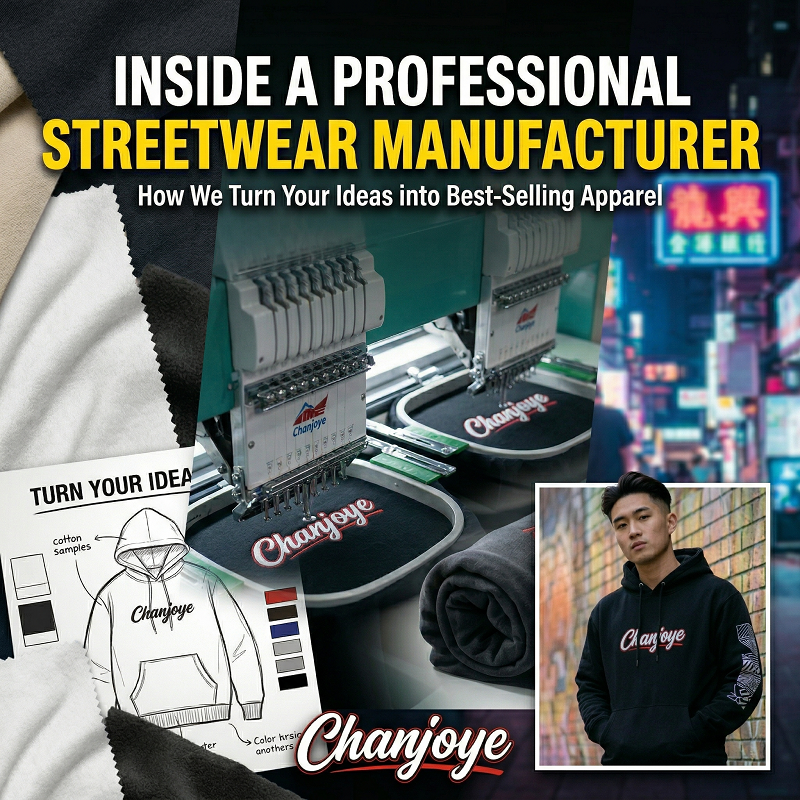 Inside a Professional Streetwear Manufacturer: How We Turn Your Ideas into Best-Selling Apparel