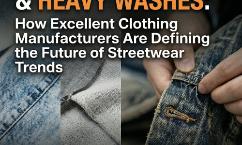 Specialty Fabrics & Heavy Washes: How Excellent Clothing Manufacturers Are Defining the Future of Streetwear Trends