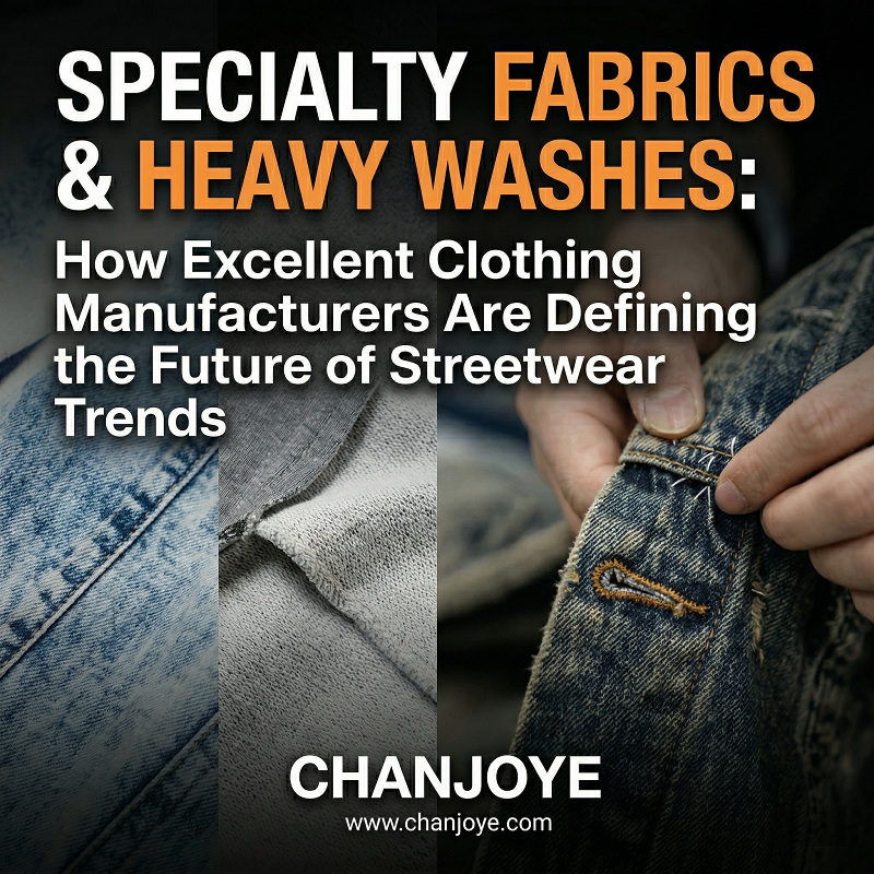 Specialty Fabrics & Heavy Washes: How Excellent Clothing Manufacturers Are Defining the Future of Streetwear Trends